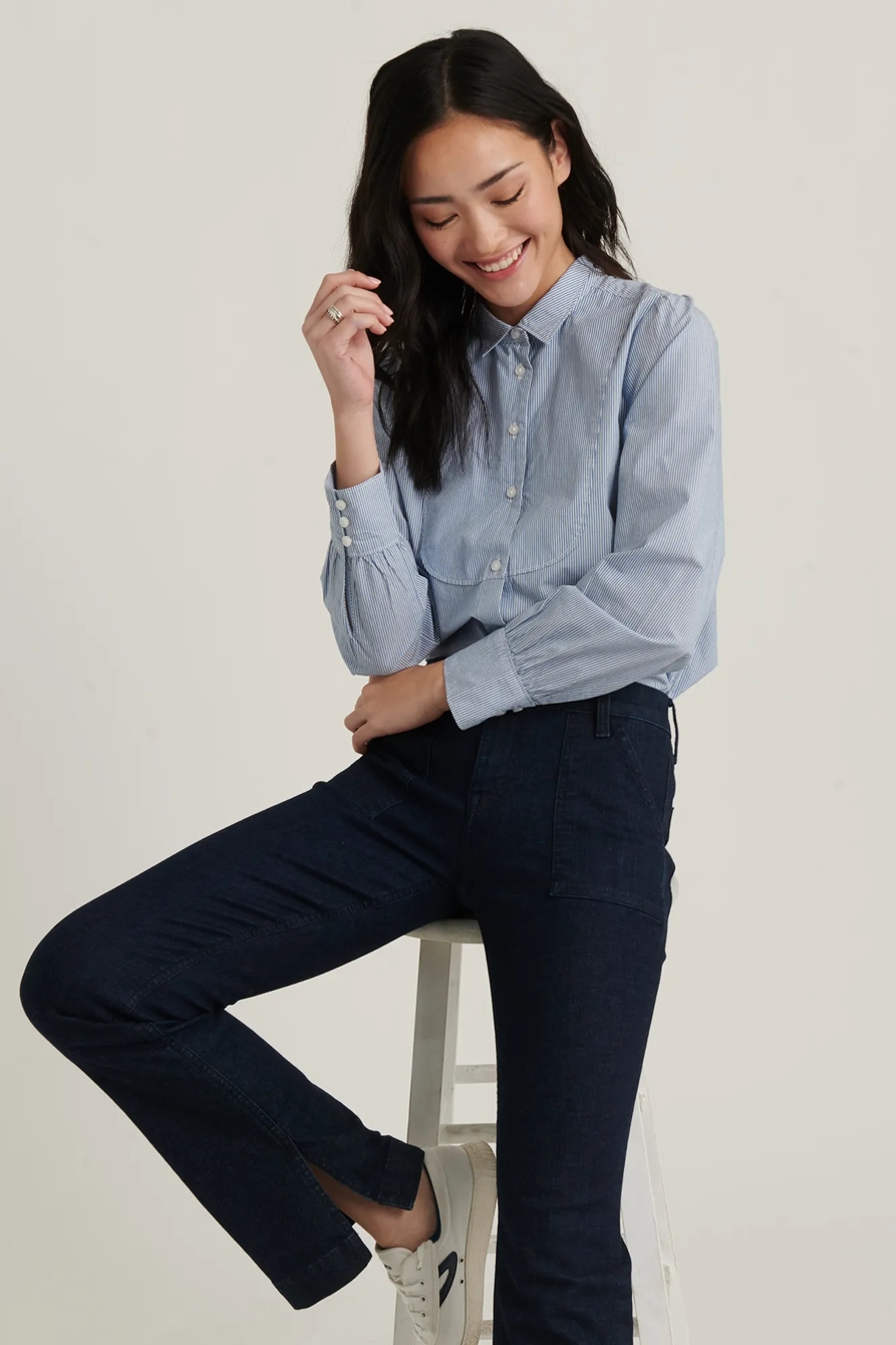 STRIPED TUXEDO SHIRT, image 5