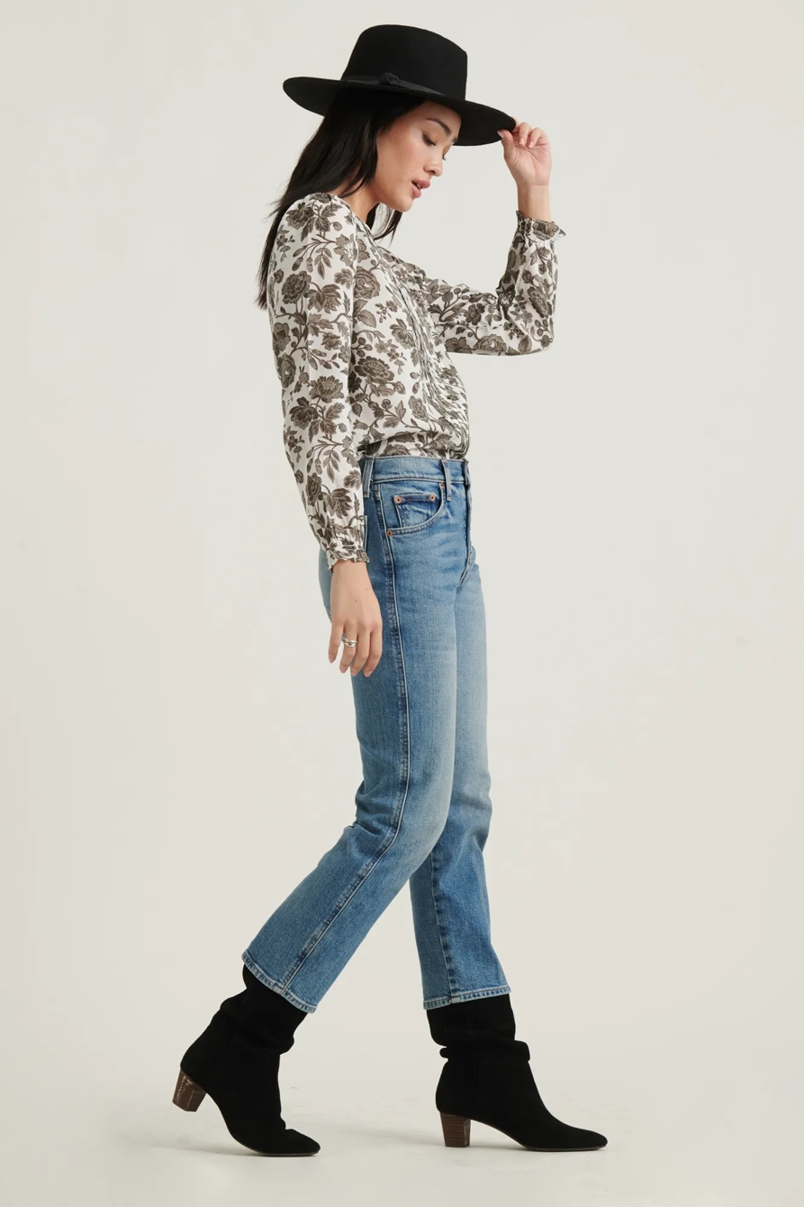 LEA PINTUCK BLOUSE TOP, image 2