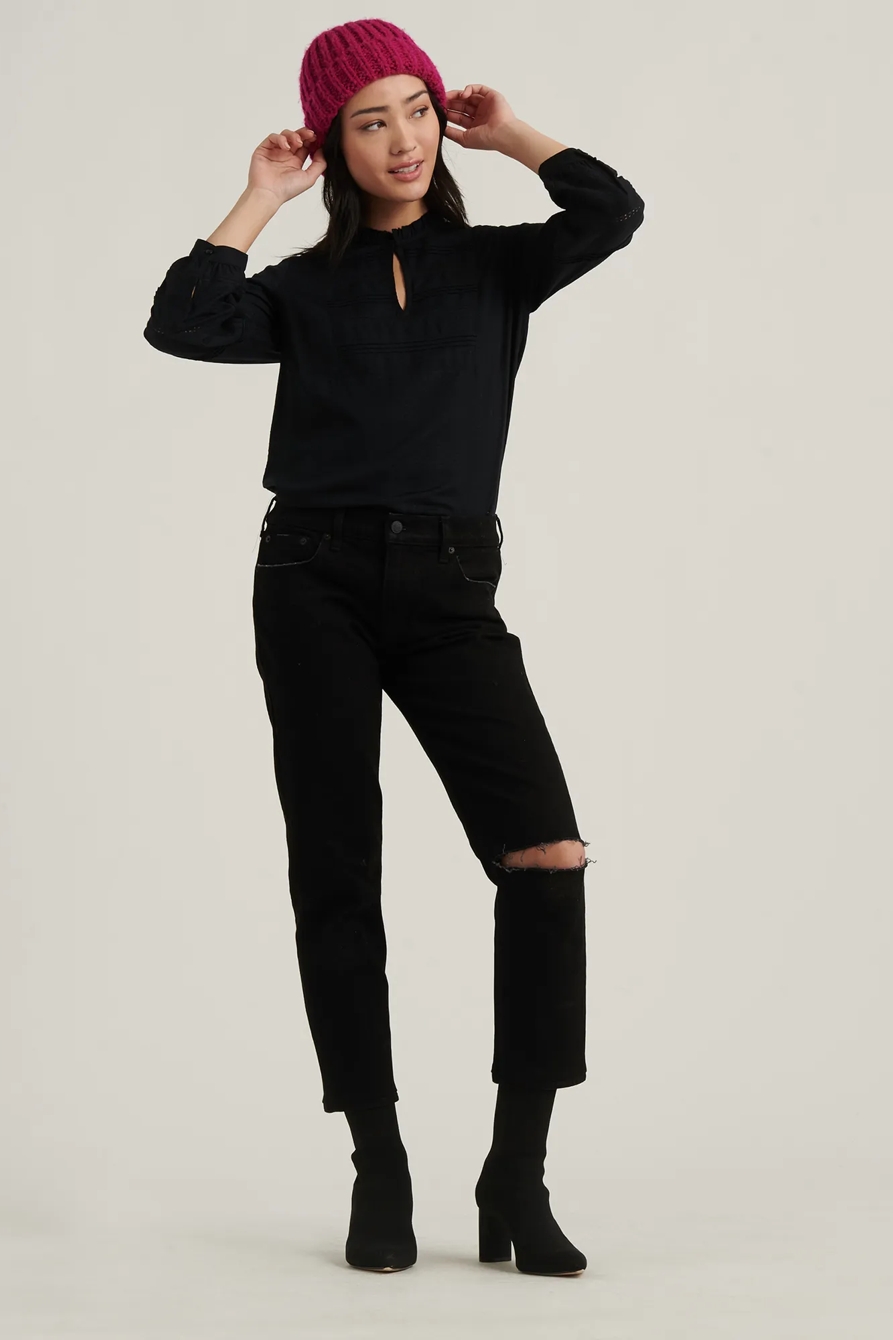 KOURTNEY PINTUCK BLOUSE TOP, image 2