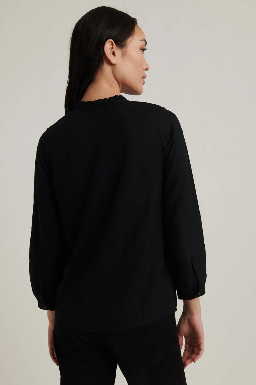 KOURTNEY PINTUCK BLOUSE TOP, image 4