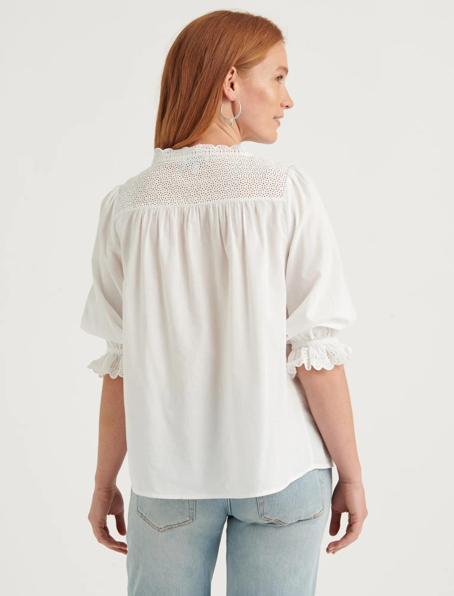 POPPY EYELET TOP, image 4