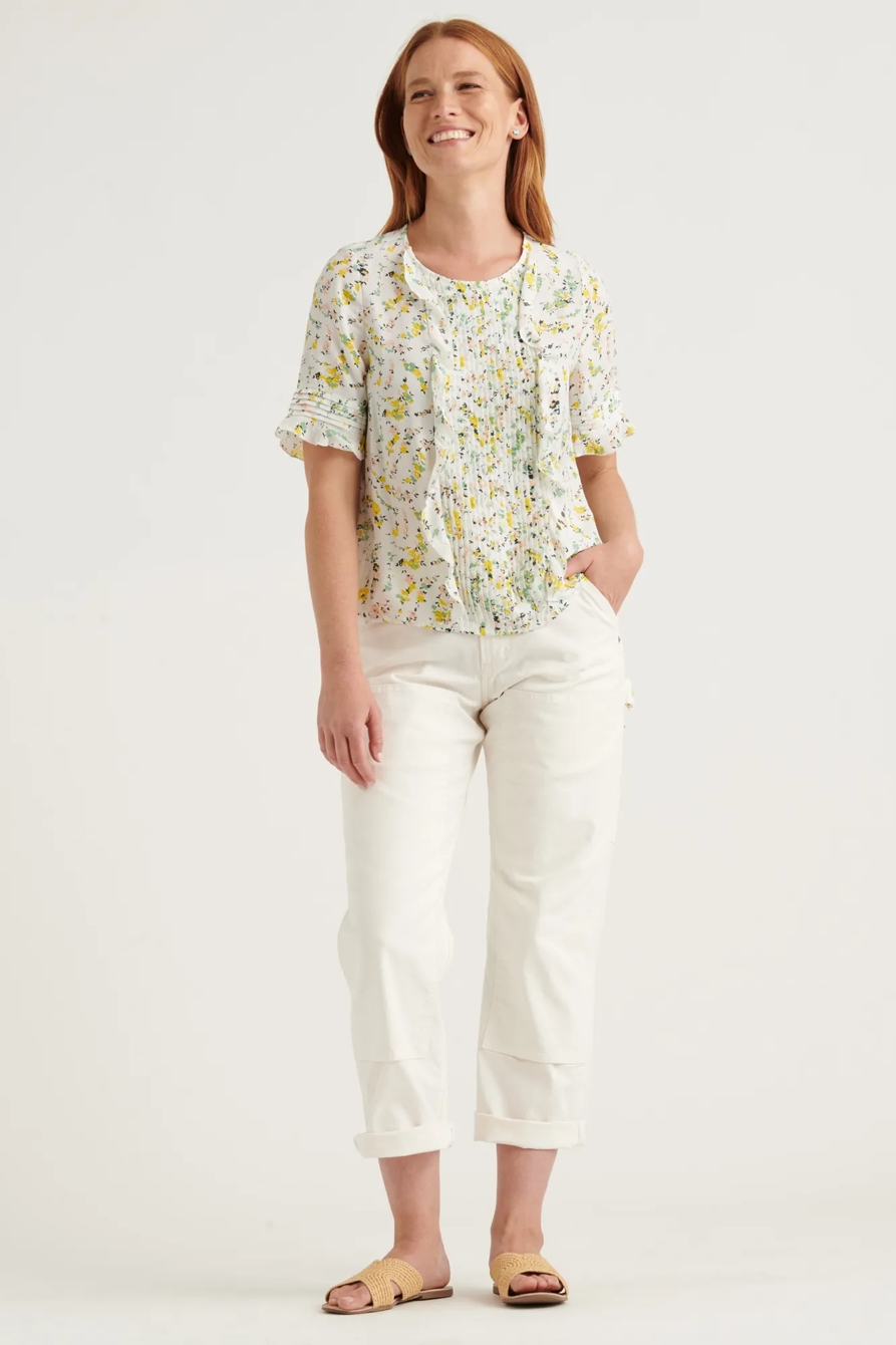 SKYLAR PINTUCK TOP, image 2