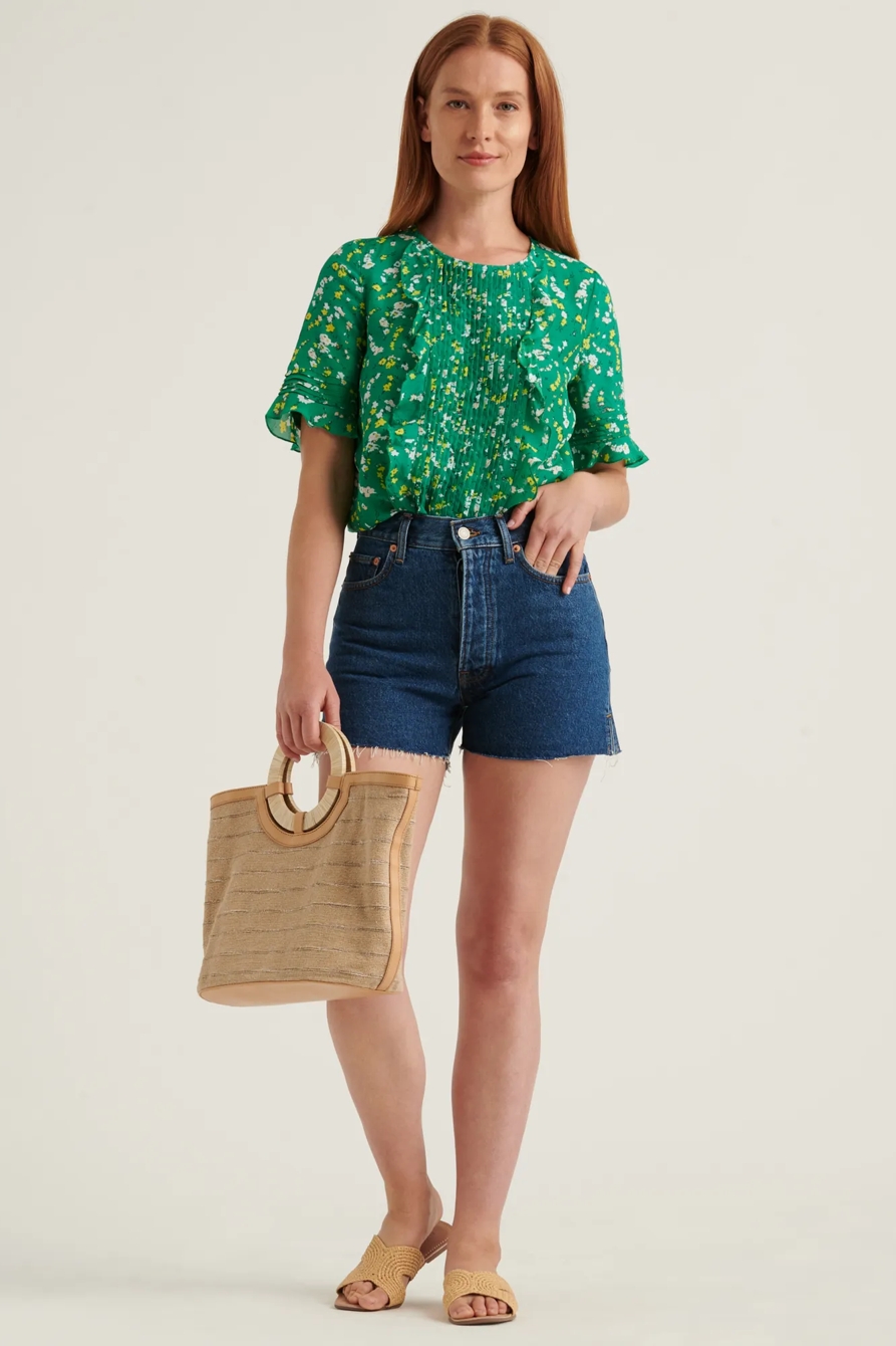 SKYLAR PINTUCK TOP, image 2