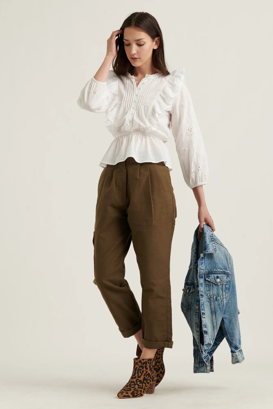 NAOMI PEPLUM TOP, image 2