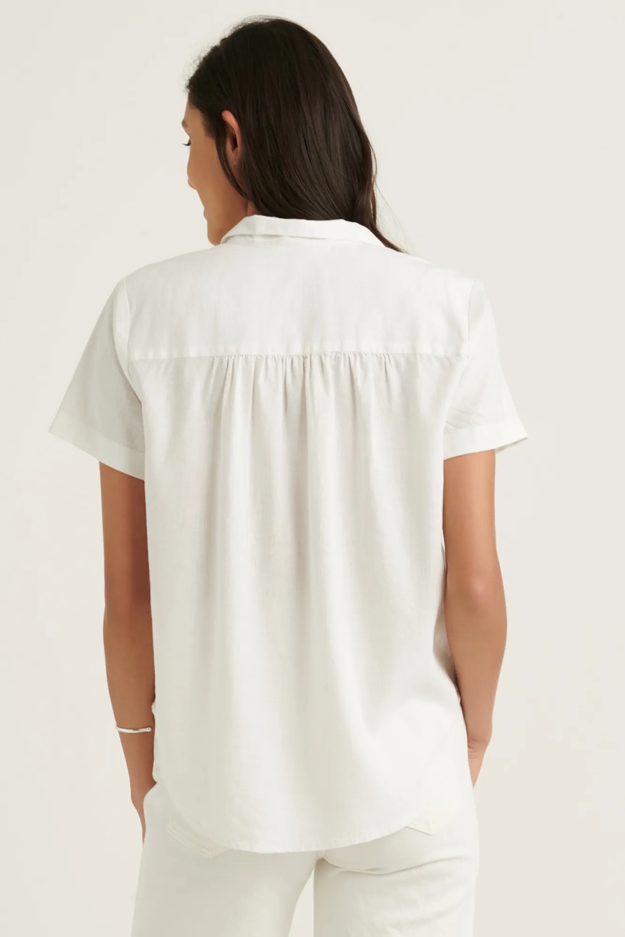 TIE FRONT SHORT SLEEVE SHIRT, image 4