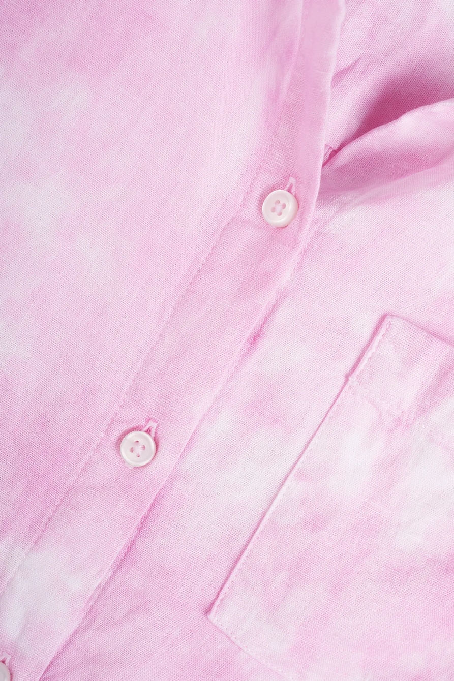 TIE FRONT SHORT SLEEVE SHIRT, image 3
