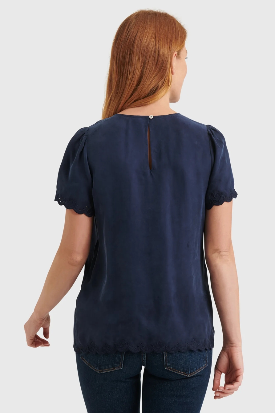 PINTUCK WOVEN TEE, image 3