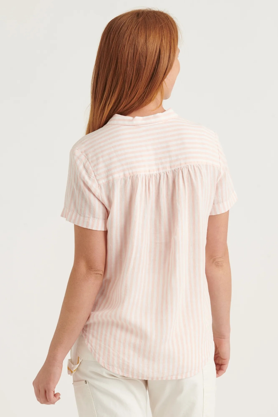 TIE FRONT SHORT SLEEVE SHIRT, image 4
