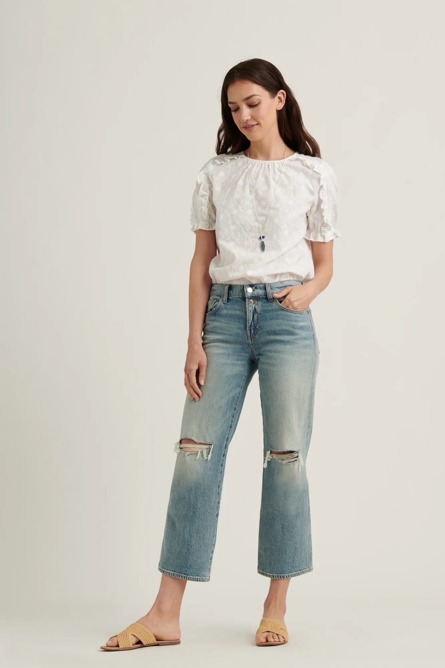 LAUREN RUFFLE TOP, image 2