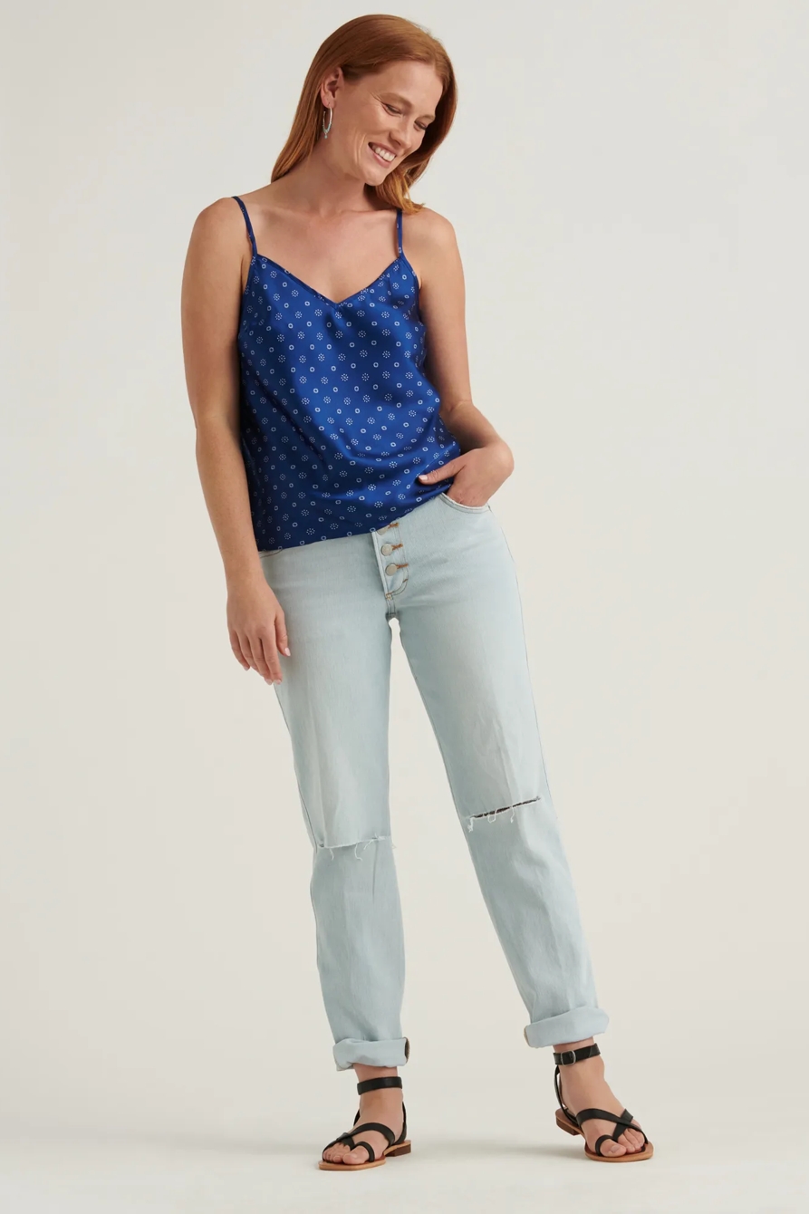 PRINTED NATALIE CAMI TOP, image 2