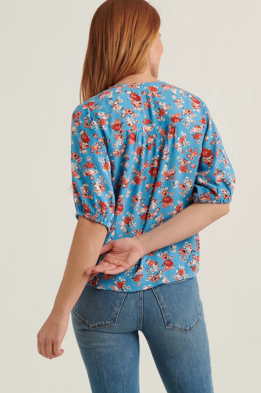 SHORT SLEEVE PINTUCK TOP, image 4