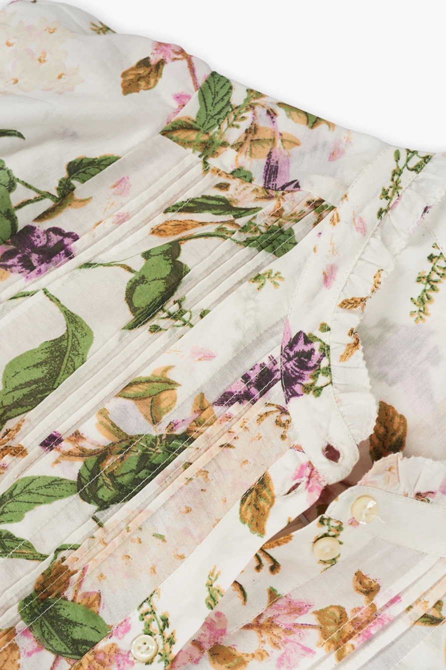 FLUTTER SLEEVE POET BLOUSE, image 2
