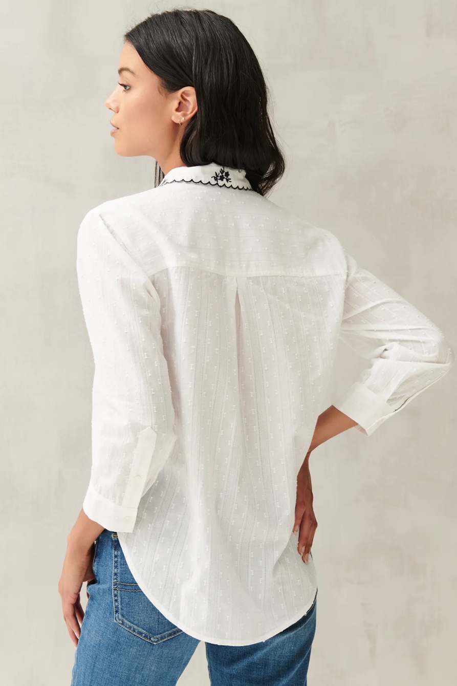 EMBROIDERED POET SHIRT, image 4