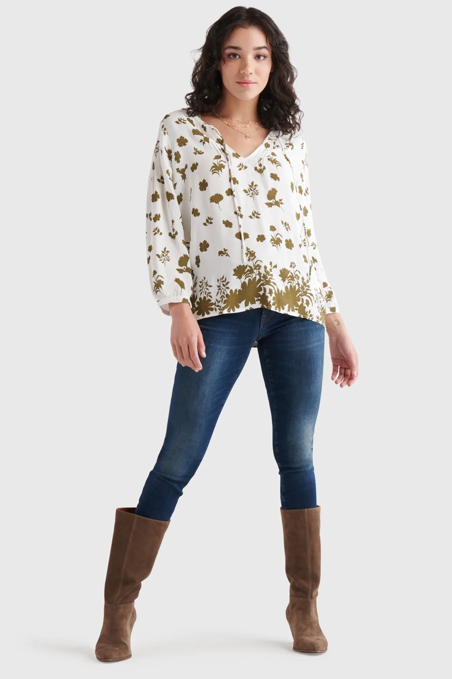 PINTUCK PEASANT BLOUSE, image 2