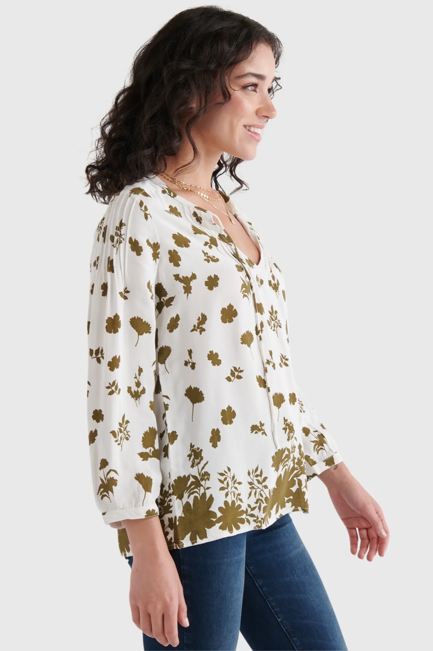 PINTUCK PEASANT BLOUSE, image 4