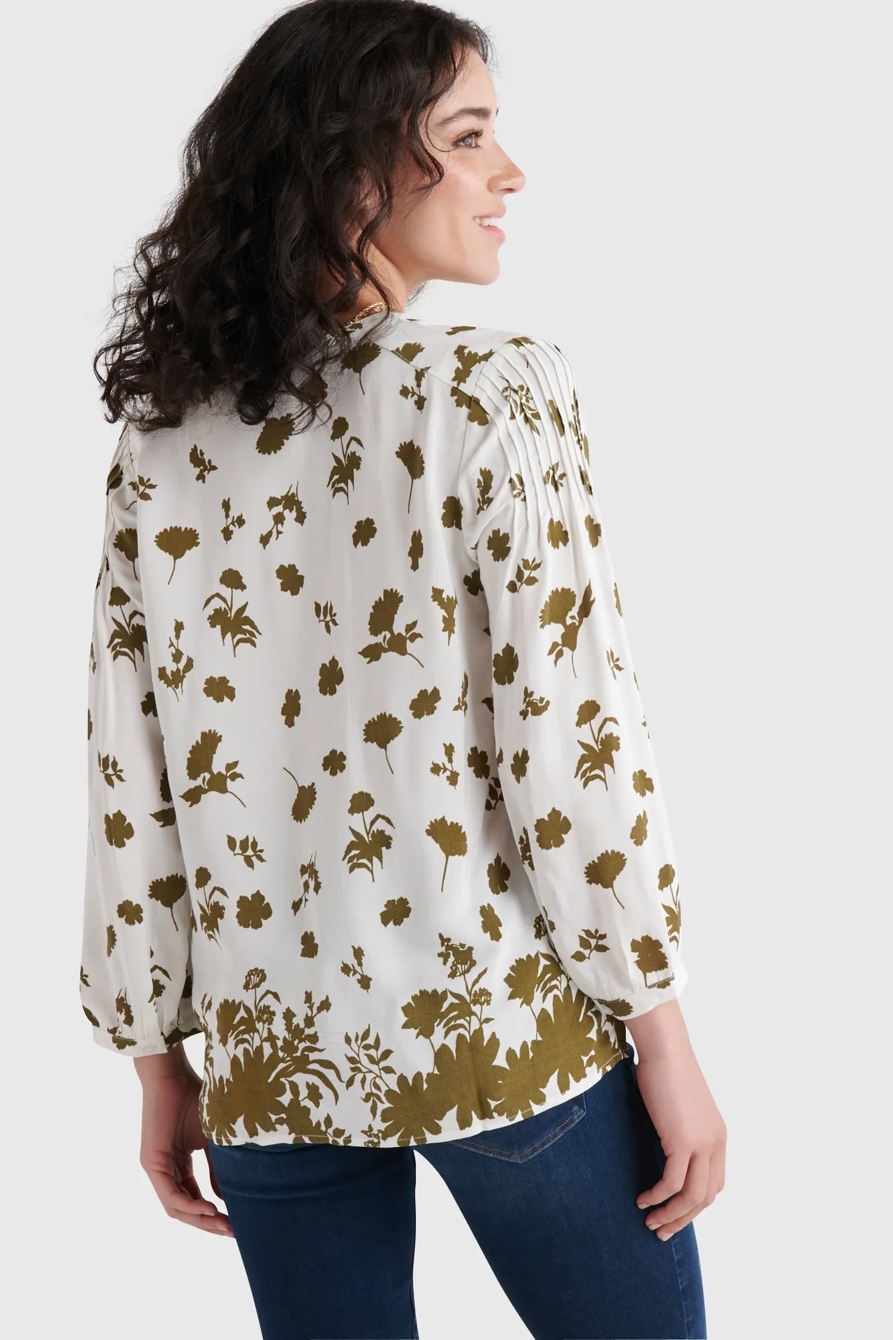 PINTUCK PEASANT BLOUSE, image 5