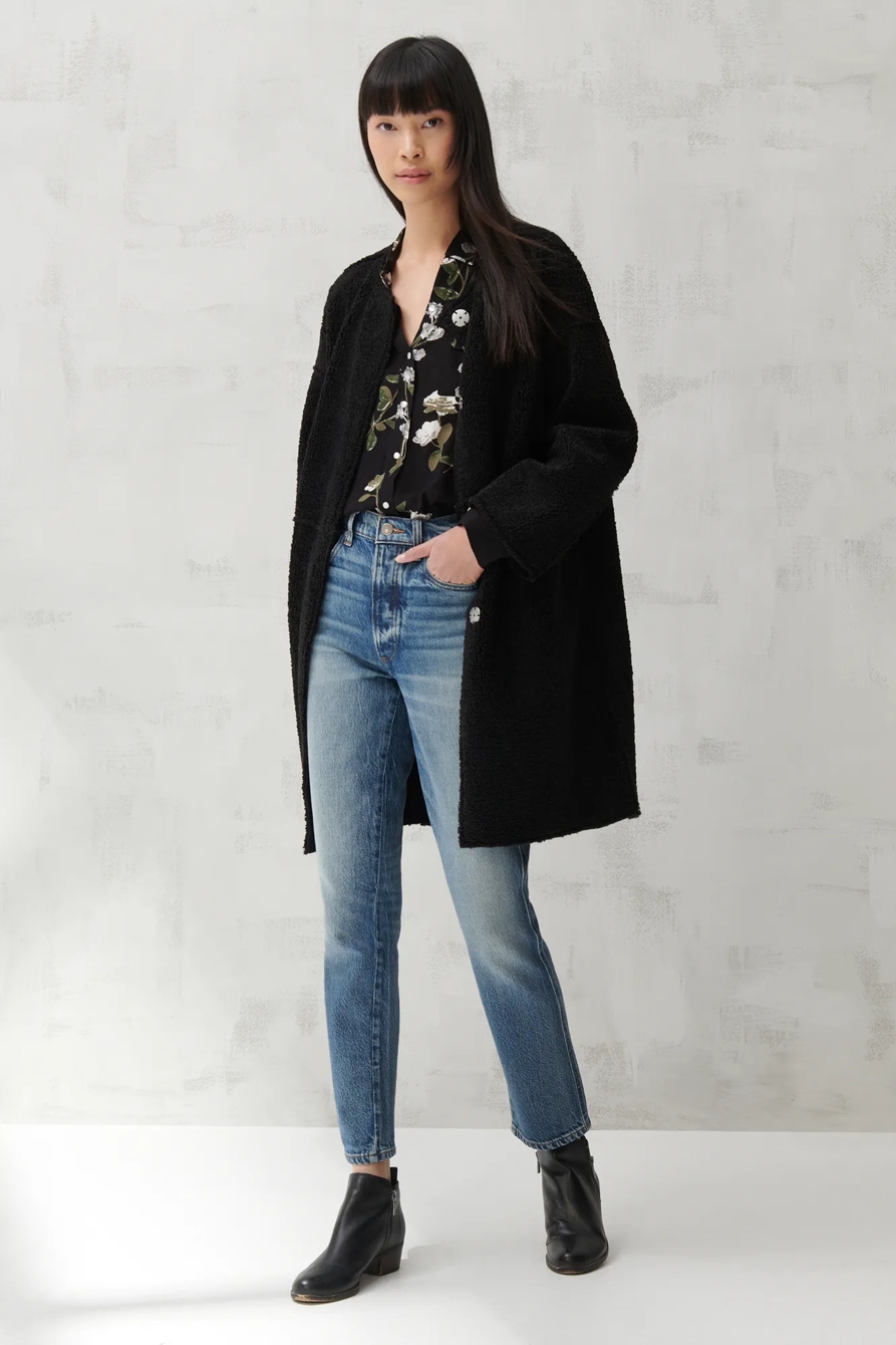 CLASSIC FLORAL DRAPEY SHIRT, image 2