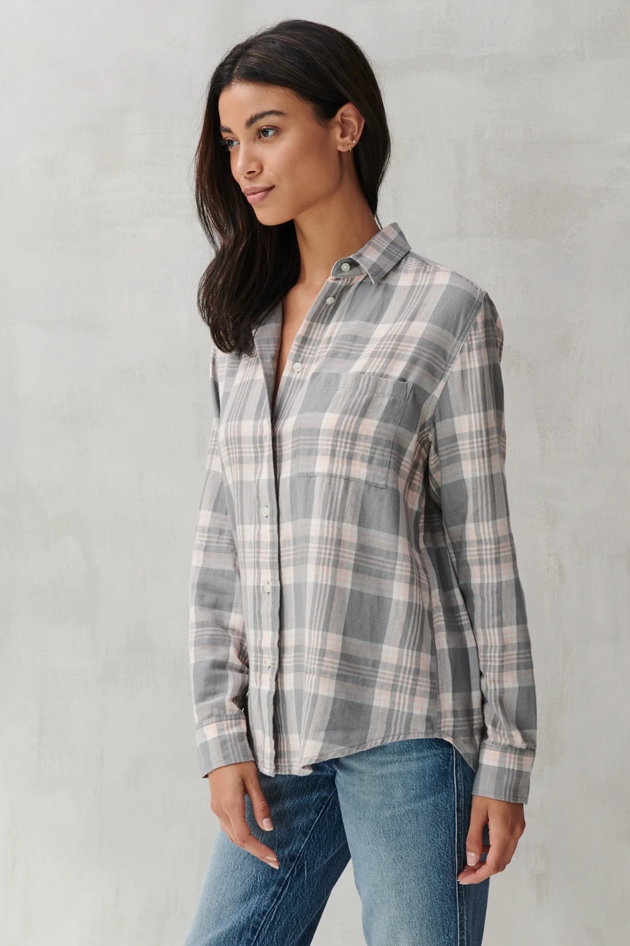 RELAXED FLANNEL SHIRT, image 3