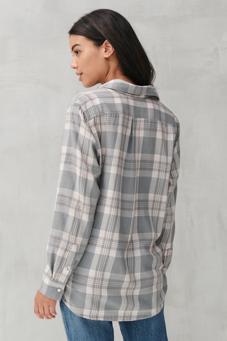 RELAXED FLANNEL SHIRT, image 4