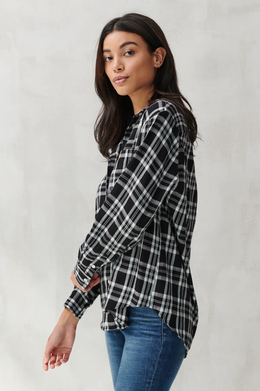 RELAXED FLANNEL SHIRT, image 3