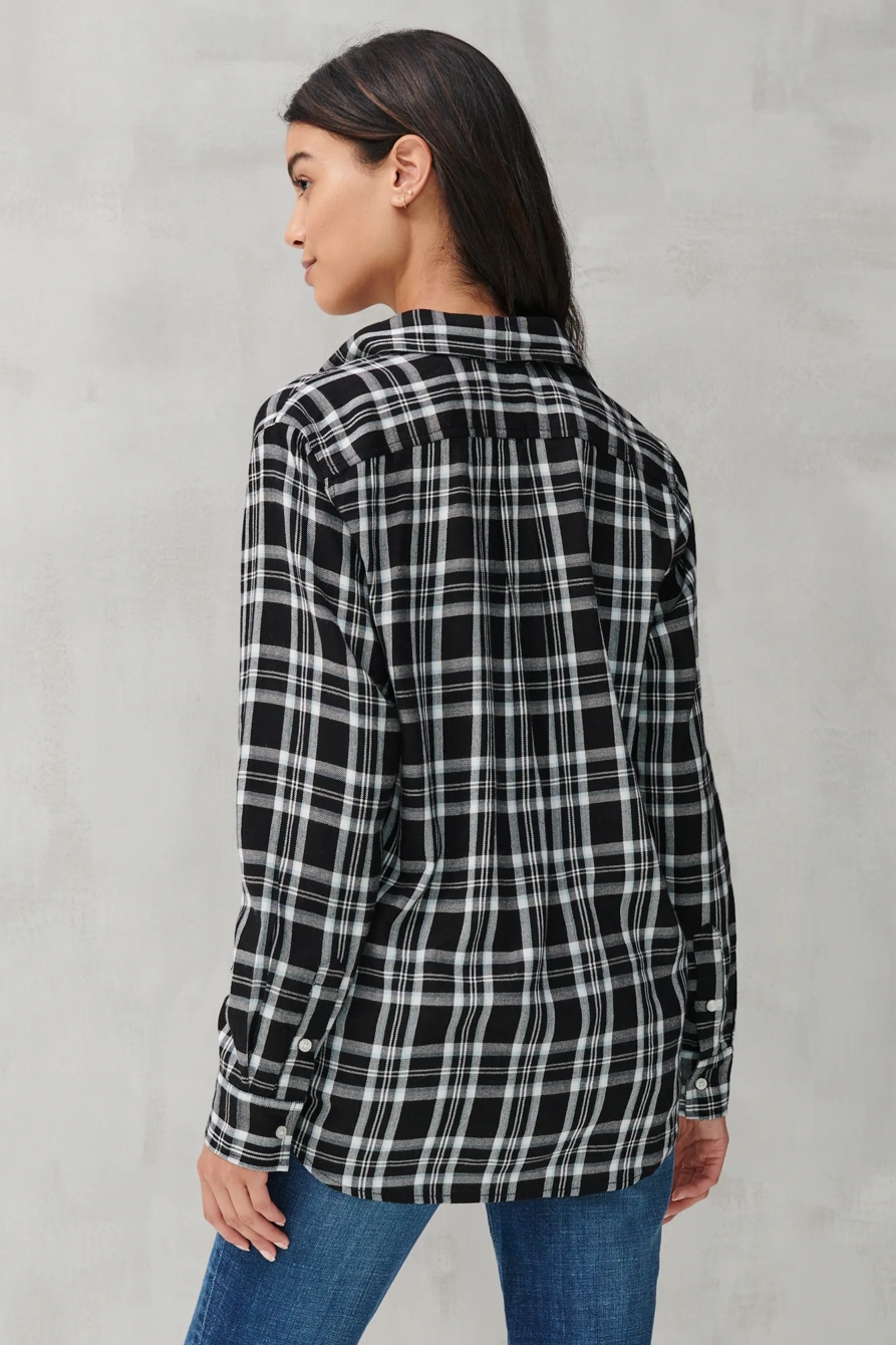 RELAXED FLANNEL SHIRT, image 4