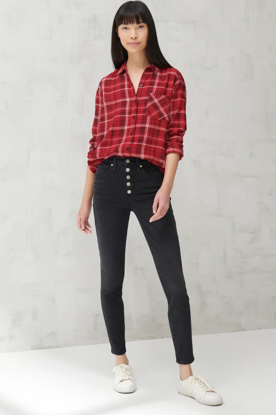 CLASSIC LUREX PLAID SHIRT, image 2