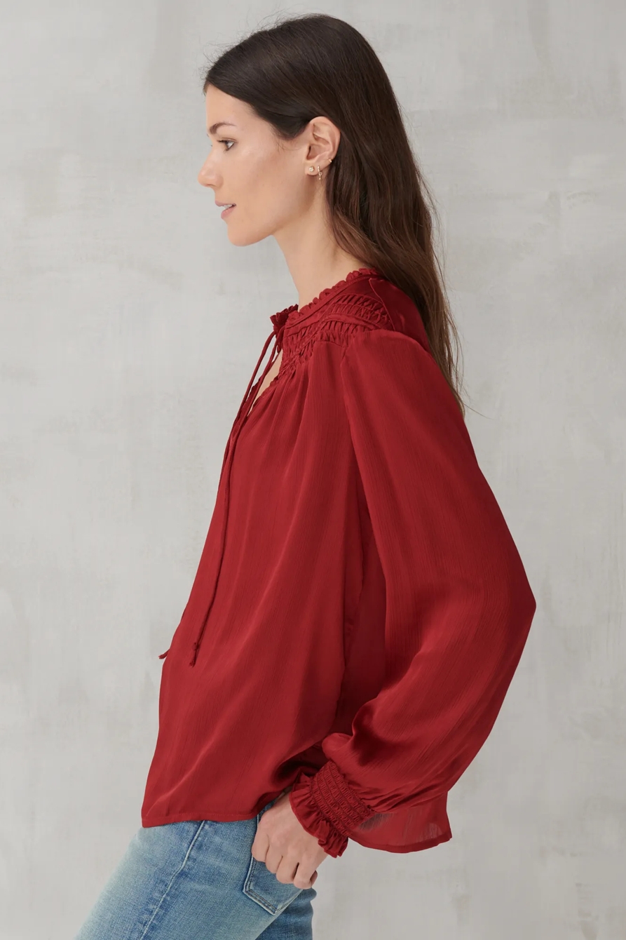 EMBROIDERED PEASANT TOP, image 3