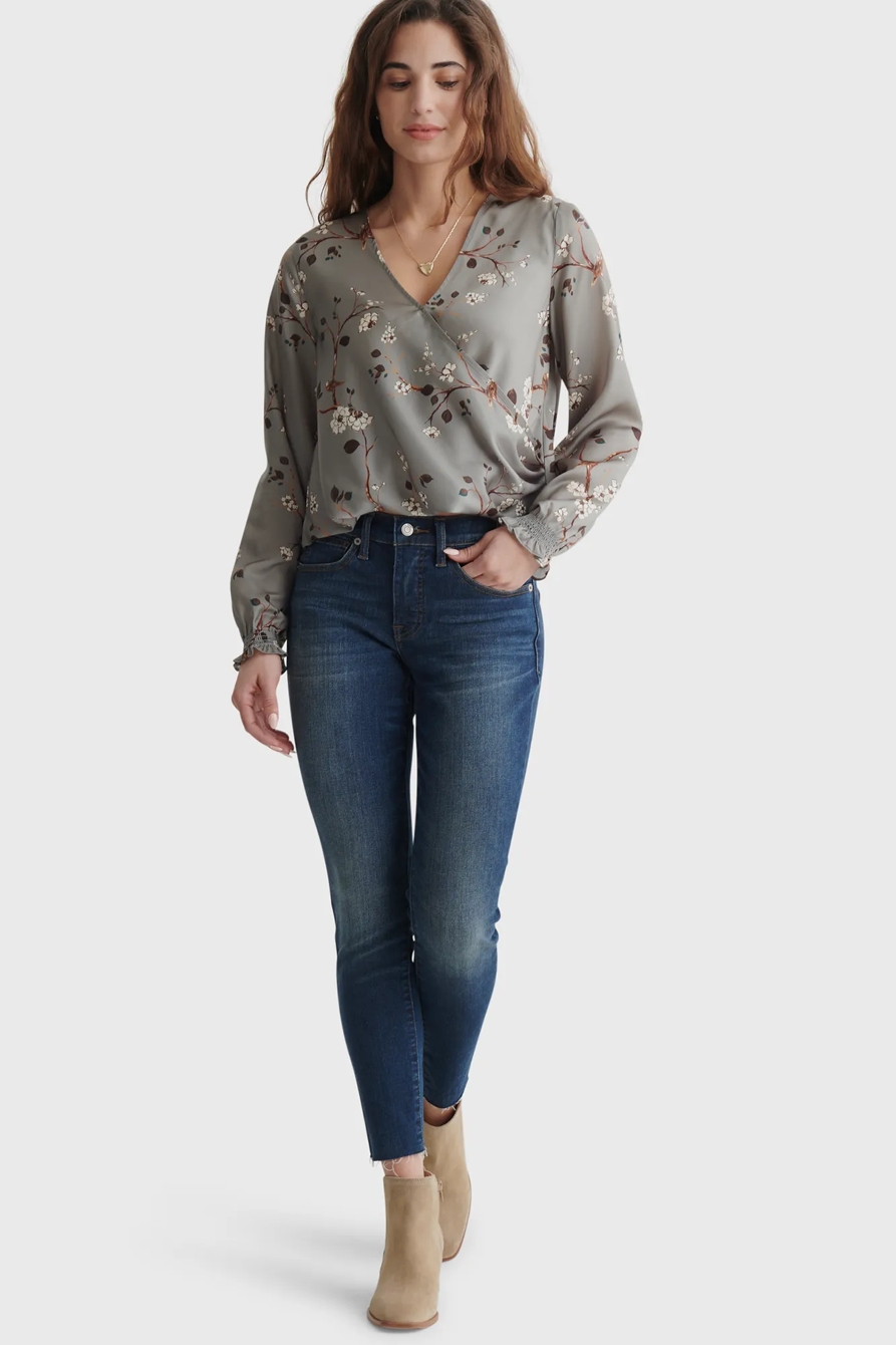 SURPLICE WOVEN BLOUSE, image 2