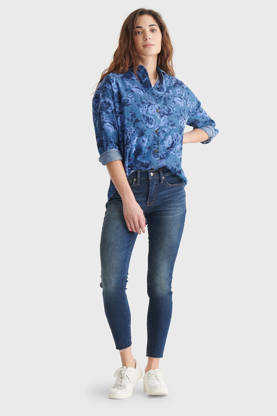 BOYFRIEND INDIGO OVERDYE SHIRT, image 2