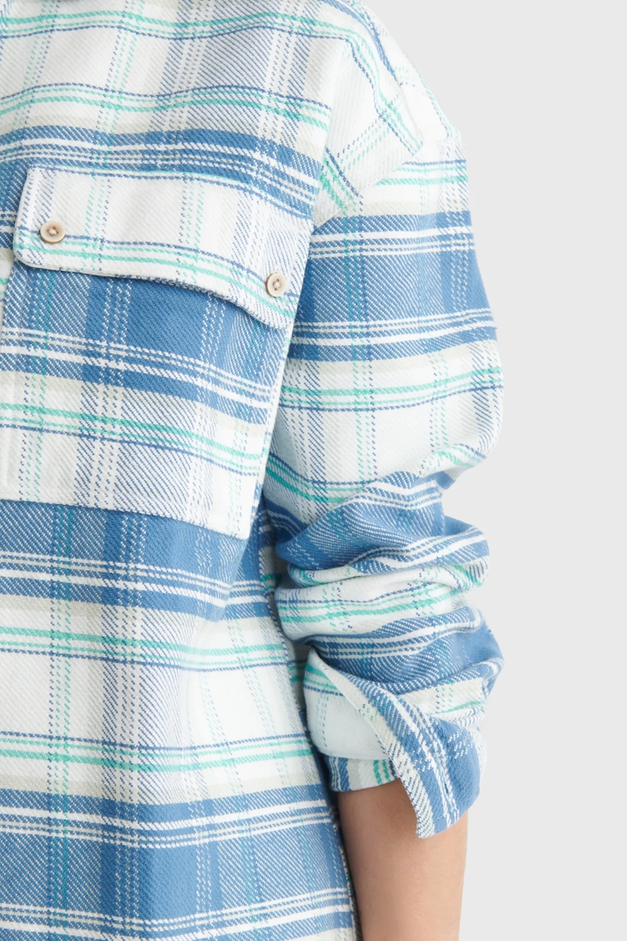 BOYFRIEND BRUSHED PLAID TWILL SHIRT, image 5