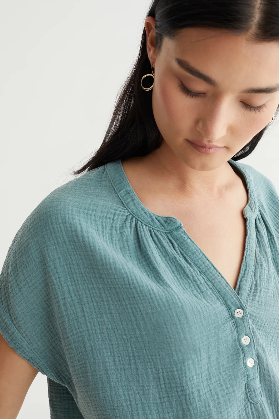 SHORT SLEEVE OPEN NECK SHIRT, image 5