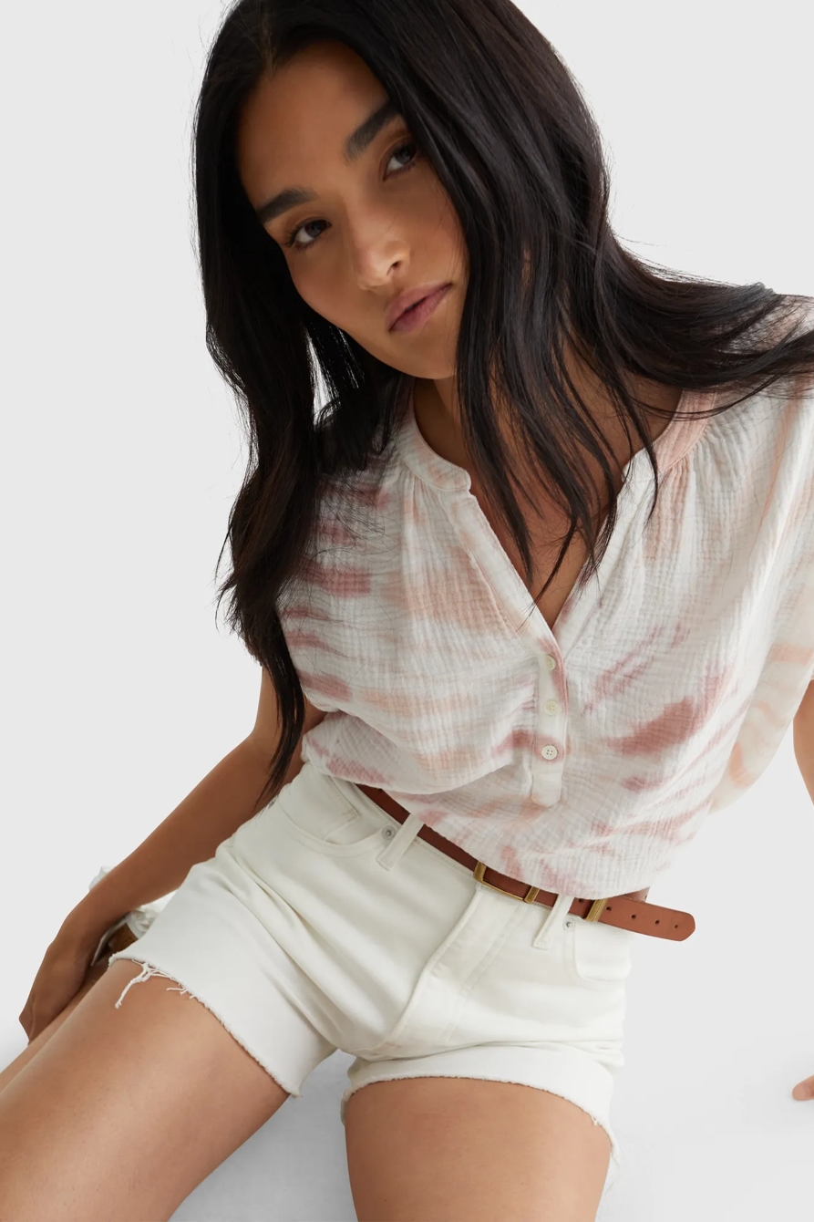 SHORT SLEEVE OPEN NECK SHIRT, image 2