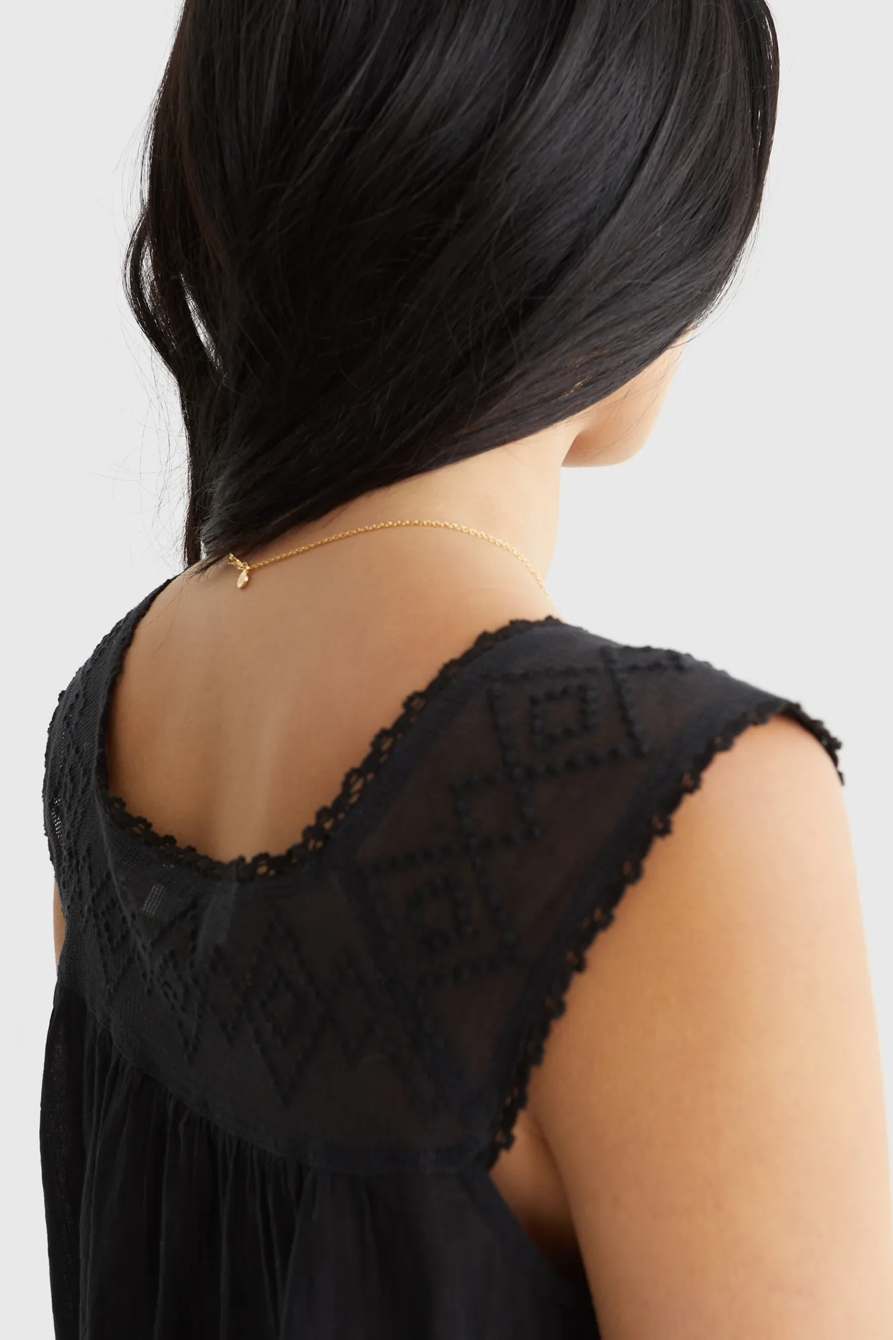 GEO EMBROIDERED TANK, image 3