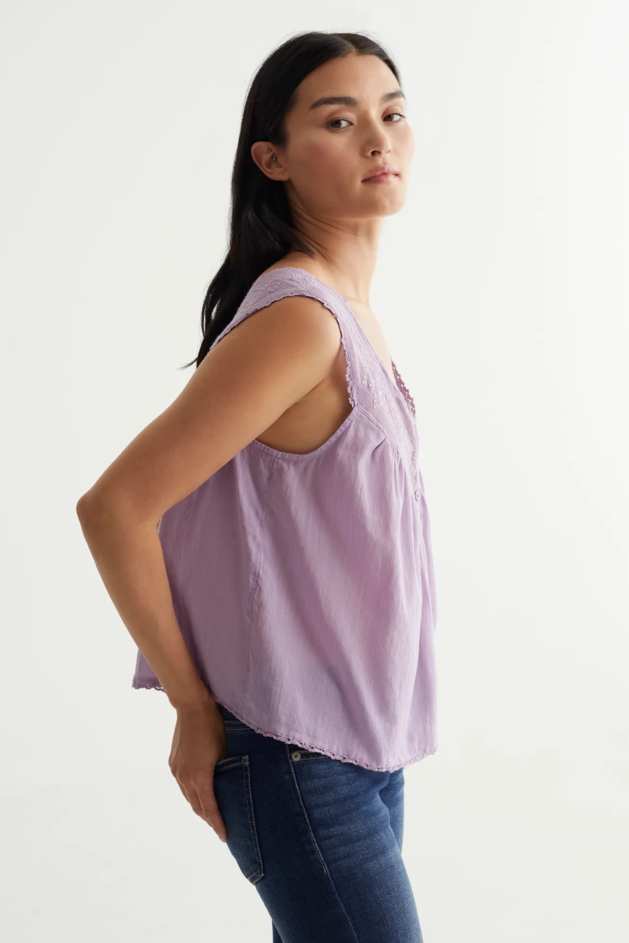 GEO EMBROIDERED TANK, image 3