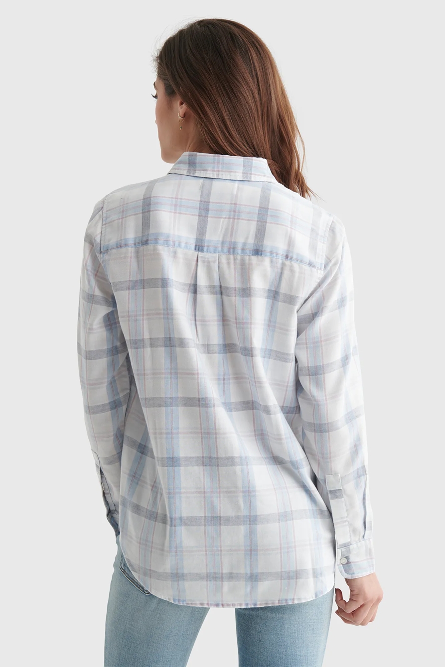 RELAXED-FIT PLAID WOVEN SHIRT, image 5