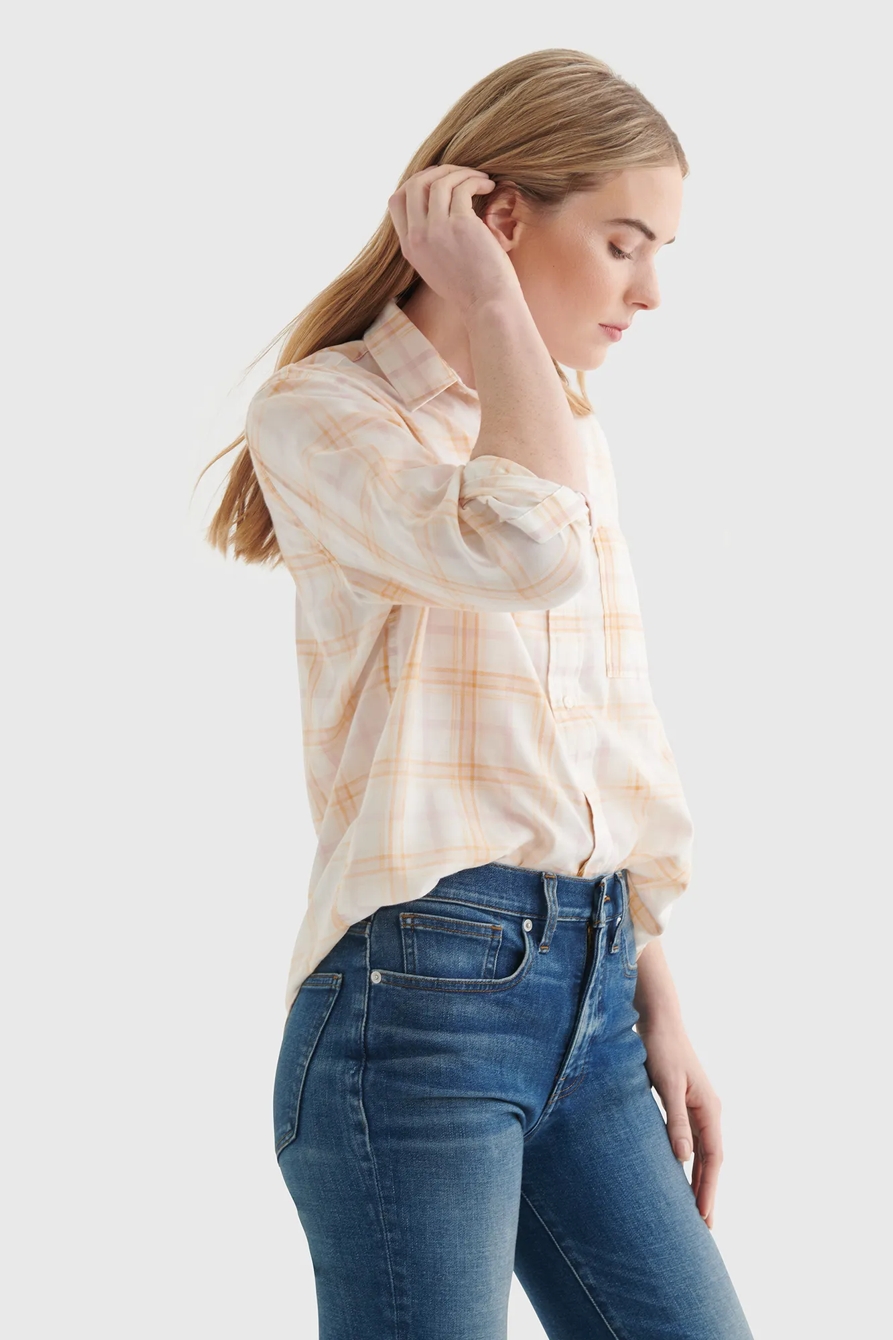 RELAXED-FIT PLAID WOVEN SHIRT, image 3
