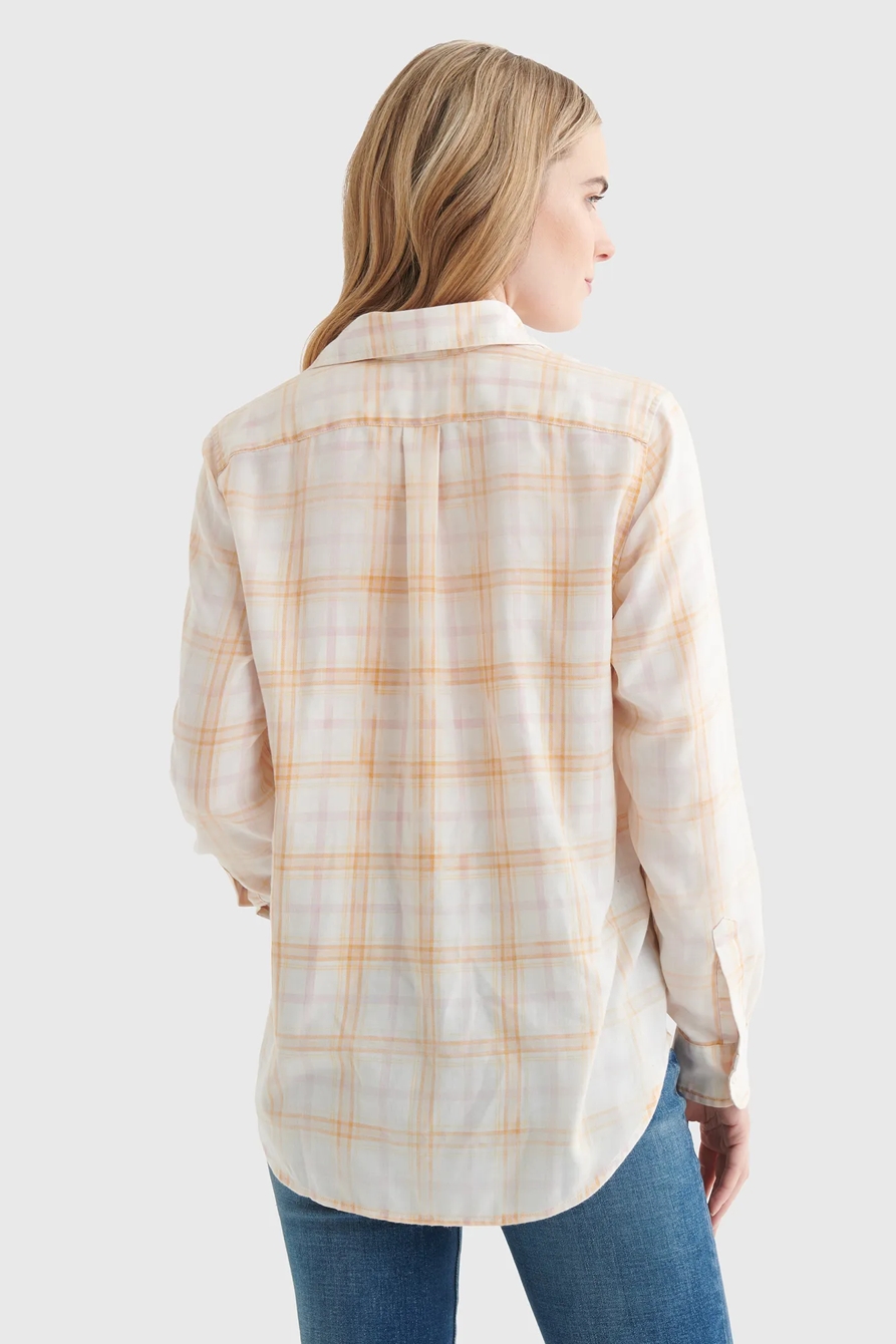 RELAXED-FIT PLAID WOVEN SHIRT, image 5