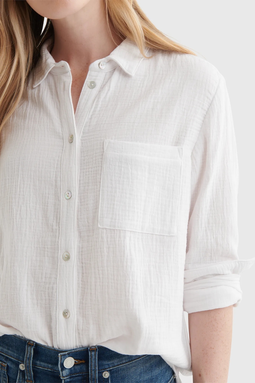 RELAXED-FIT POCKET WOVEN SHIRT, image 4