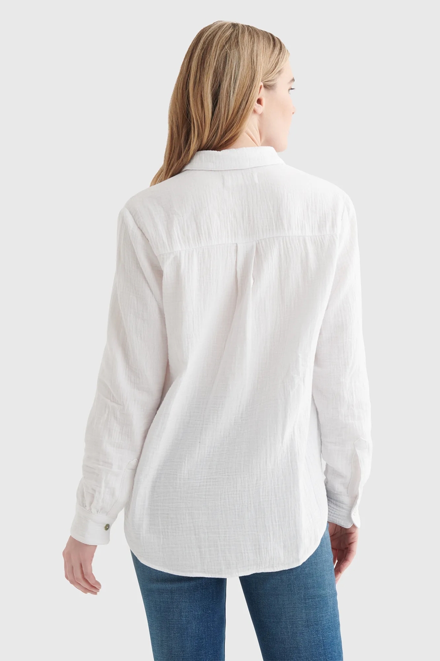 RELAXED-FIT POCKET WOVEN SHIRT, image 5