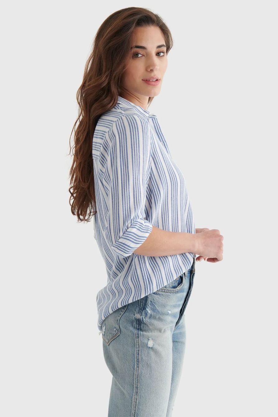 CLASSIC STRIPED WOVEN SHIRT, image 4