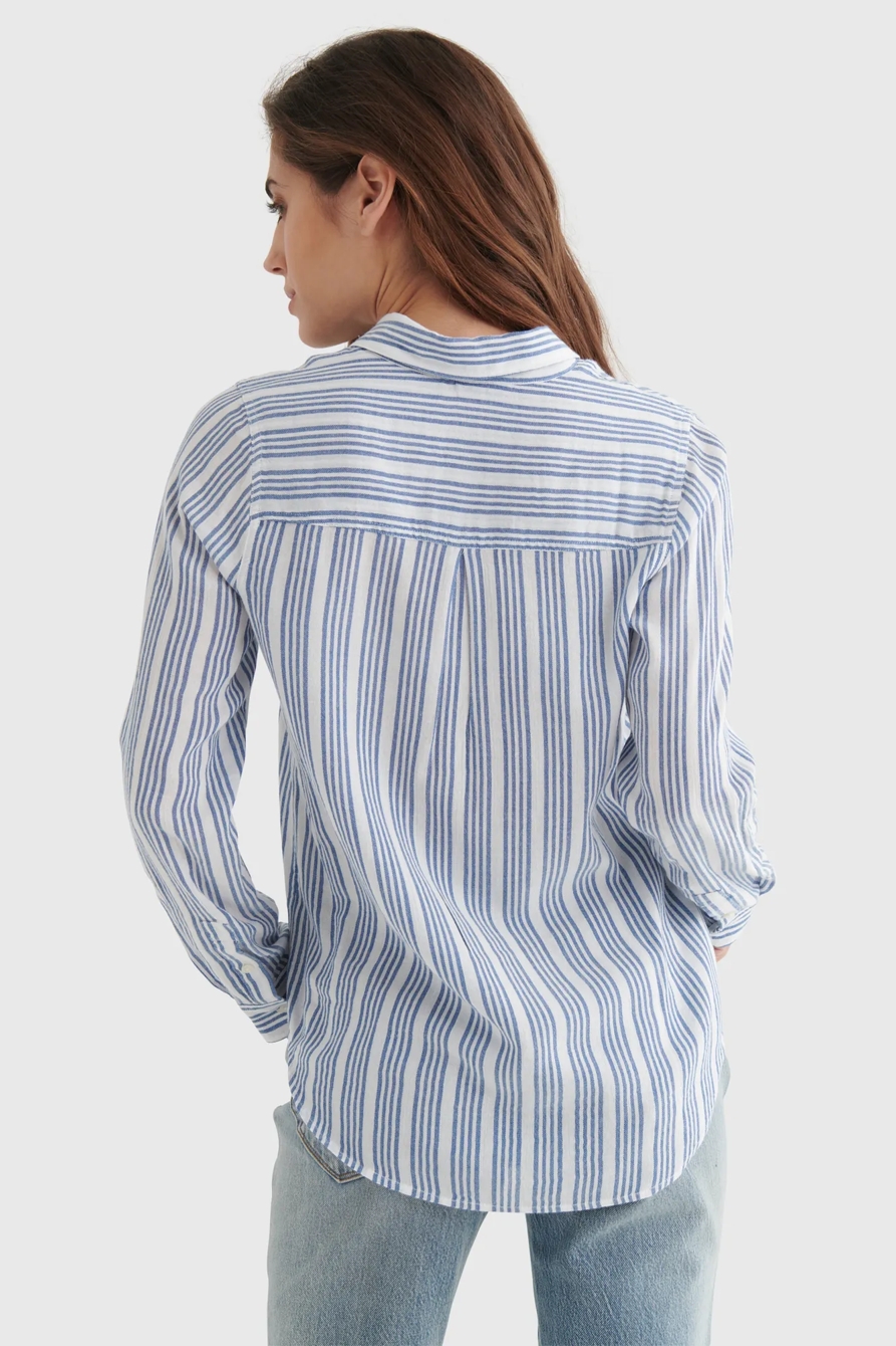 CLASSIC STRIPED WOVEN SHIRT, image 5