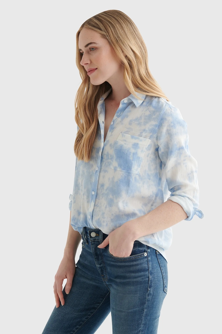 CLASSIC TIE DYE WOVEN SHIRT, image 3