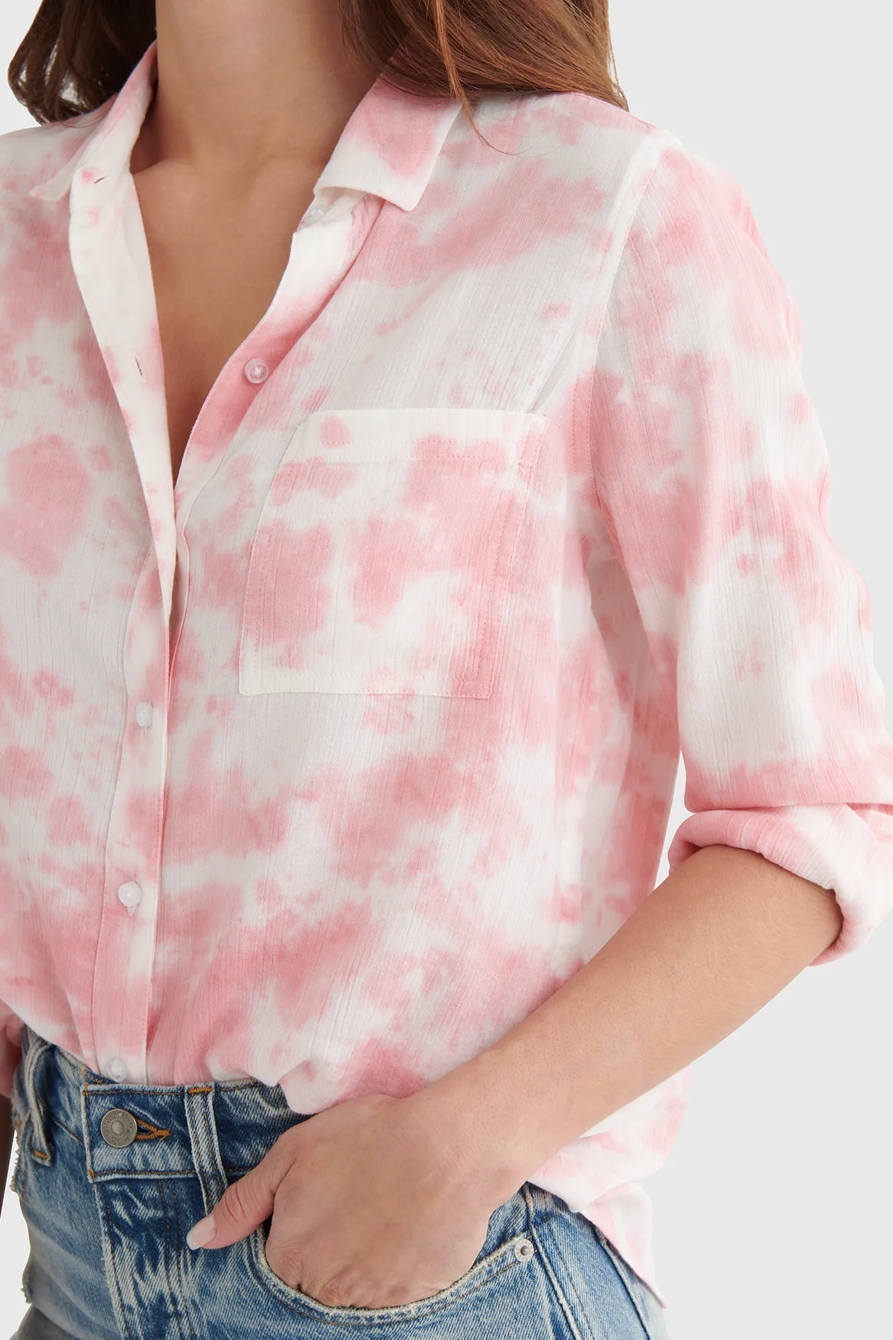 CLASSIC TIE DYE WOVEN SHIRT, image 4