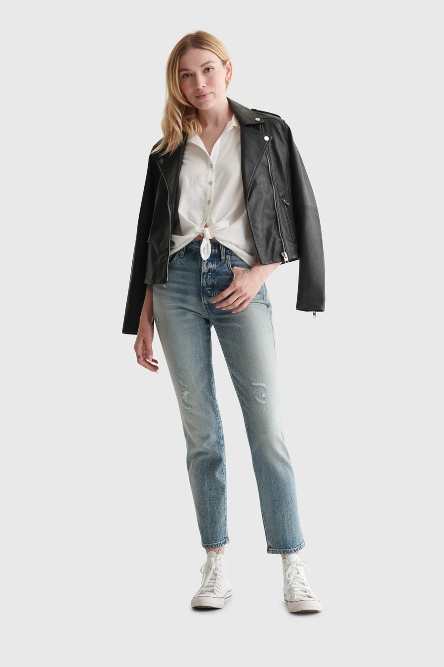TIE-FRONT SHORT SLEEVE SHIRT, image 2