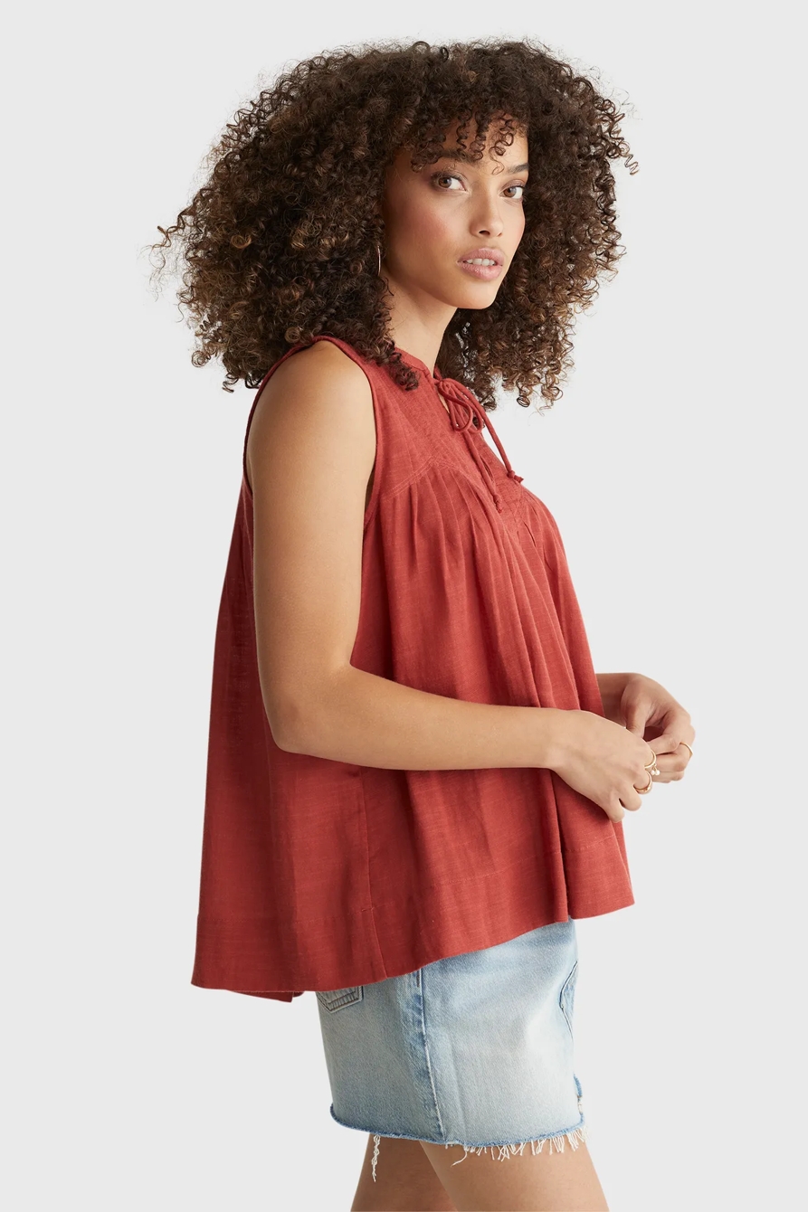 SLEEVELESS TIE FRONT, image 3