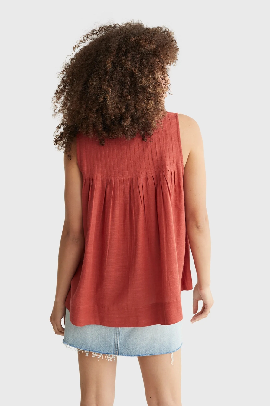 SLEEVELESS TIE FRONT, image 4