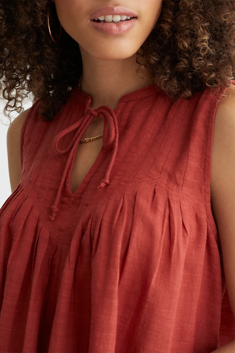 SLEEVELESS TIE FRONT, image 5