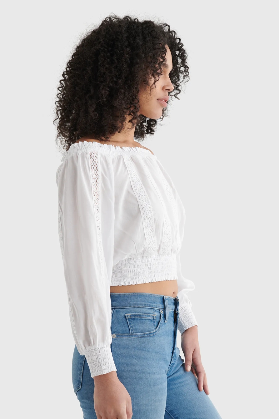 LONG SLEEVE OFF THE SHOULDER TOP, image 3