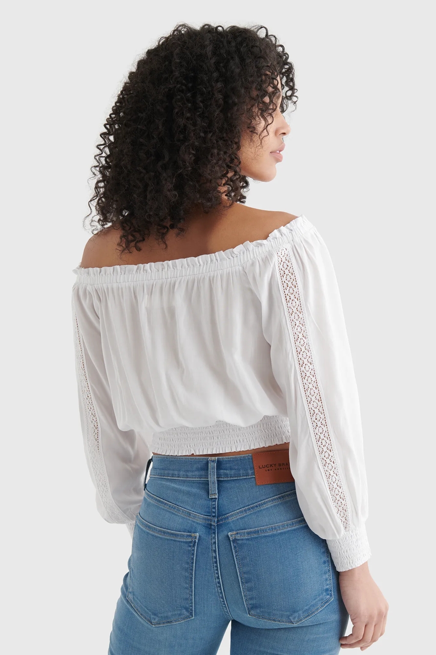 LONG SLEEVE OFF THE SHOULDER TOP, image 5