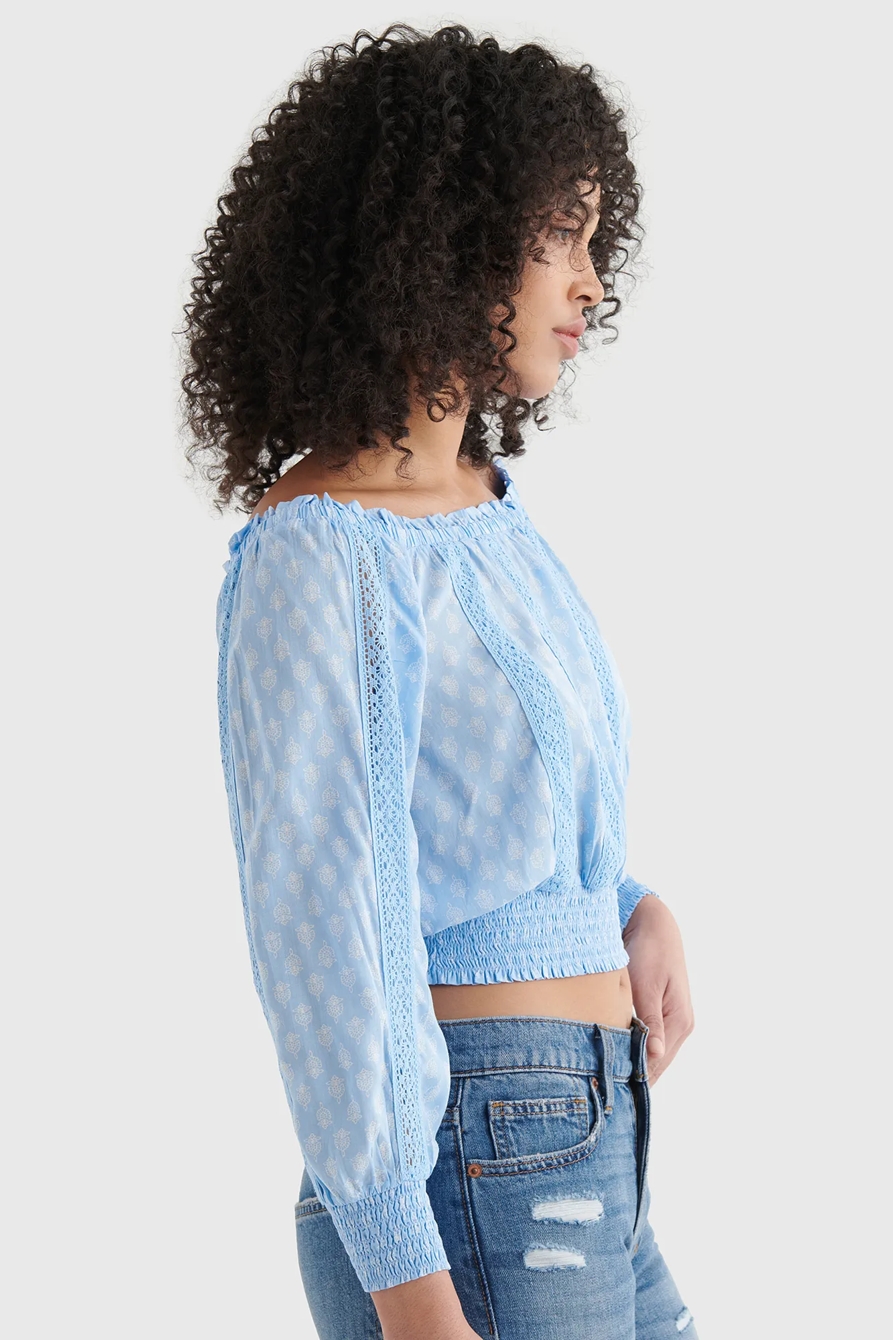 LONG SLEEVE OFF THE SHOULDER TOP, image 3